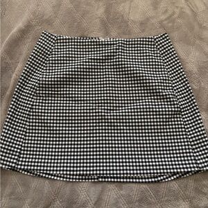Urban Outfitters Black and White Mini Pencil Skirt